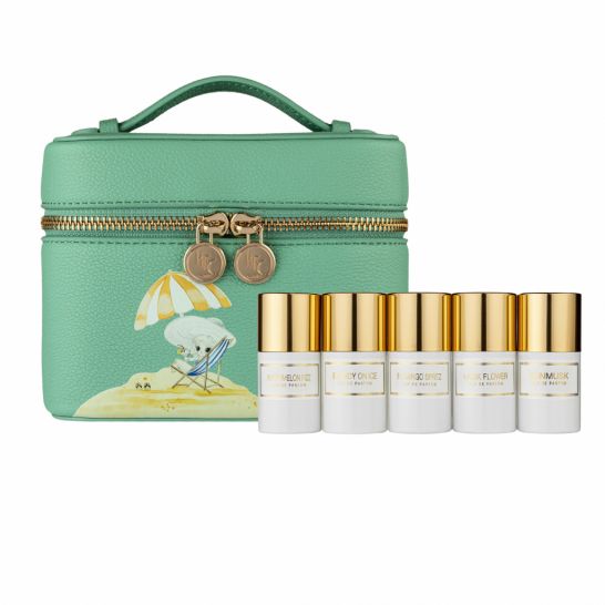 Exclusive Travel Set In Green Purse