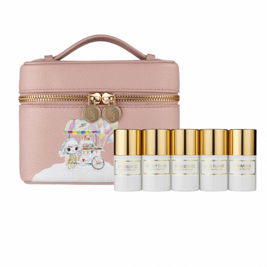 EXCLUSIVE TRAVEL SET IN PINK PURSE